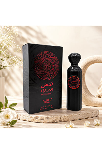 MANASIK عطر كاساس نوير أبسولو للرجال 100 مل، عطر خشبي كهرماني طويل الأمد