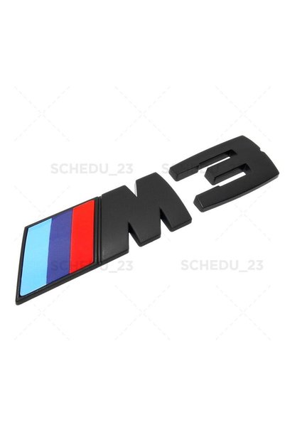 OEM 3D Έμβλημα BMW M3 – Μαύρο MAT AIF282