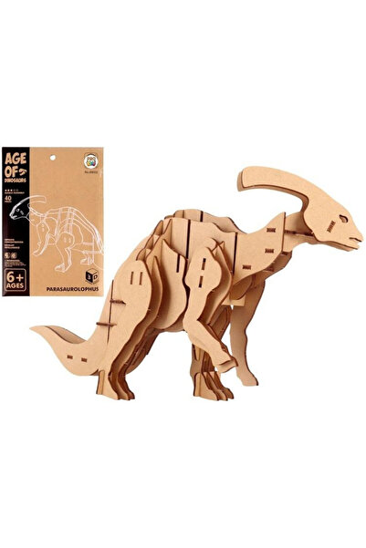OEM Puzzle 3D din lemn Parasaurolophus 40 de piese Pro Kids 6+