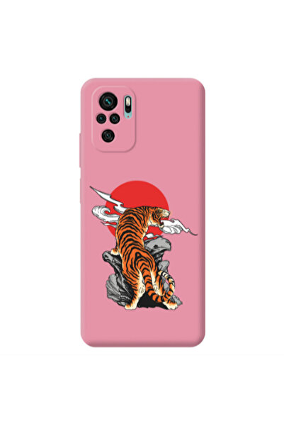 Other Xiaomi Redmi Note 10S Angry Gorilla Pink Colored Silicone TPU Θήκη