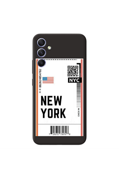 Other Samsung A15 5G New York NYC Black Colored Silicone TPU Θήκη