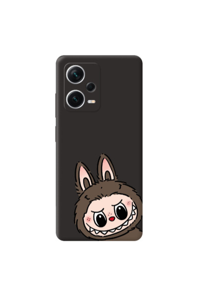 Other Xiaomi Poco X5 Labubu7 Black Colored Silicone TPU Θήκη