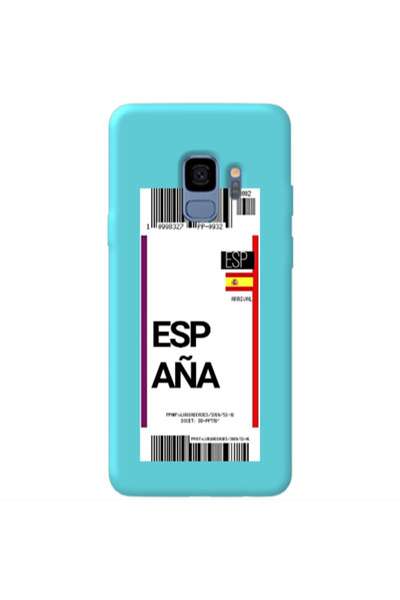 Other Samsung S9 Plus Espana Arrival Turquoise Colored Silicone TPU Θήκη