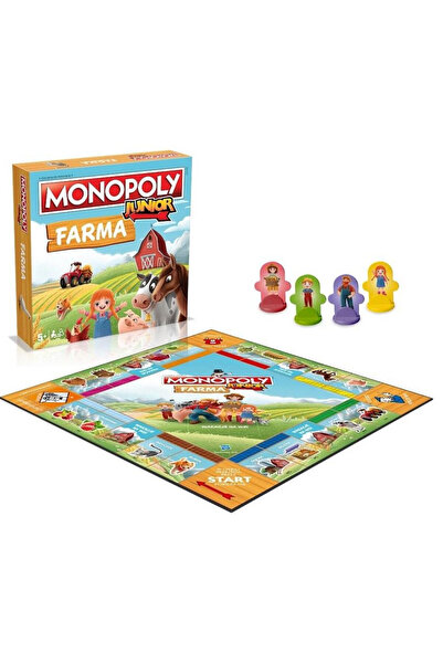 Winning Moves Joc de societate / joc de familie Monopoly Junior Farma, pentru...