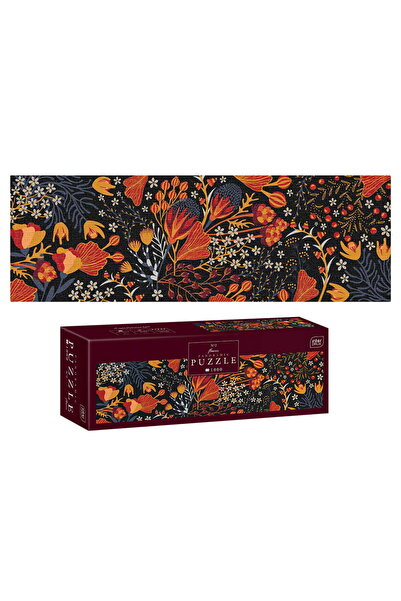 Interdruk Puzzle 1000 piese Flowers, Interdruk, Carton, Multicolor