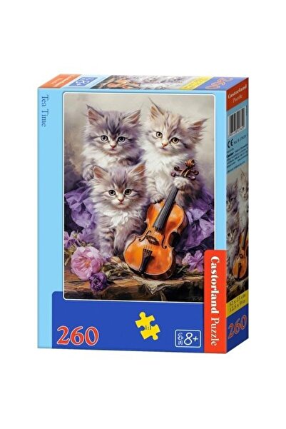 Castorland Puzzle 260 elemente, Castorland, Pisicute Muzicale, format mic, pe...