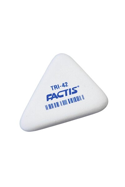 MC Micostore Гума Factis TRI-42, триъгълна, 47 мм, бяла