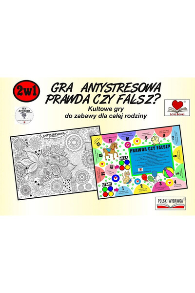OEM Joc de societate Love Books 2in1 antistres multicolor 0x36x43cm