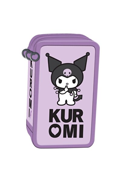 MC Micostore Penar echipat Kuromi Violet, 3 fermoare, violet, 694127