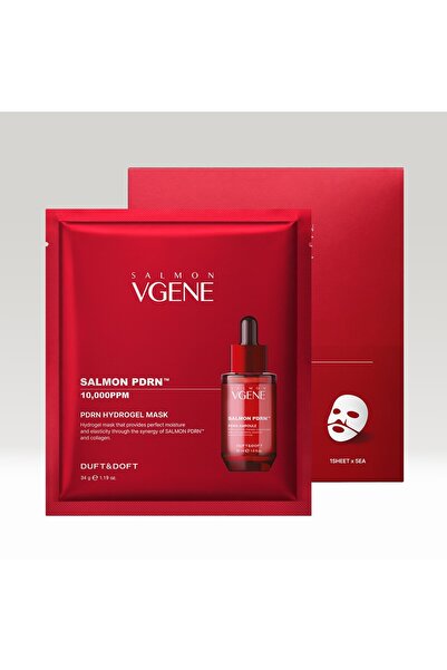 SALMON VGENE PDRN Hydrogel Yüz Maskesi 10.000PPM Nemlendirici Kore Kolajen Ma...