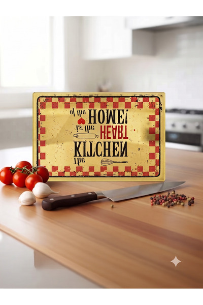 wudie Kitchen Countertop Protector and Decorative Heat-Resistant Tempered Gla...