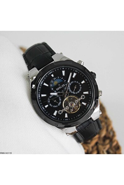 Reward Rwa143119 Leather Cord Automatic Men Wristwatch