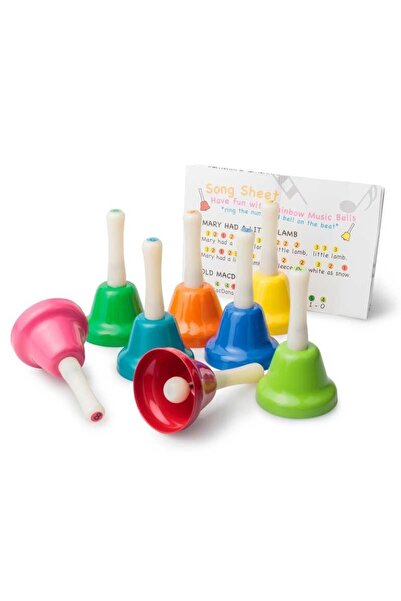 OEM Set educativ de clopotei muzicali colorati One for Fun, 8 bucăți.