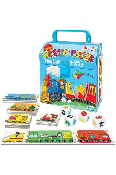 OEM Trenuletul Vesel 2 în 1 - Joc și Puzzle Alfabet pentru Copii, Editura Jako