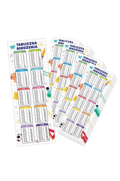 OEM Semne de carte cu tabla inmultirii LearnHow 25 bucăți