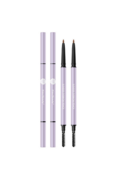 La meila KISS BEAUTY 2 σε 1 Λεπτό Μολύβι Φρυδιών και Βουρτσάκι 16γρ. - χρώμα:...