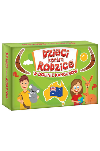 OEM Joc educativ "Australia - Copii împotriva Părinților" de la editura Kangur