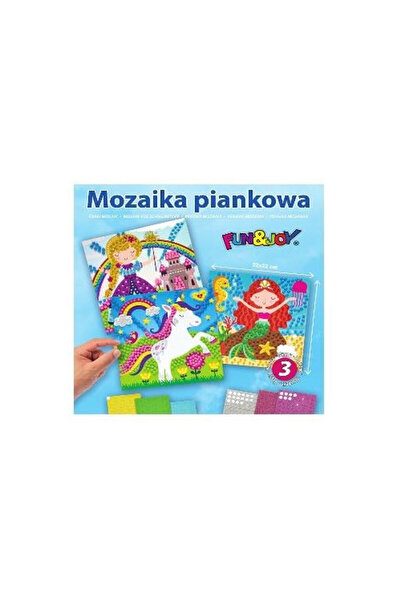 OEM Set mozaic din spuma Titanum Girls, set creativ pentru copii, 3 modele cu...