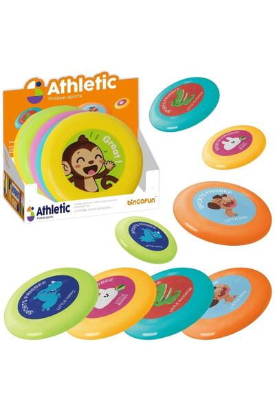 OEM Frisbee colorat cu animale 25cm Trifox – pentru distracție în aer liber