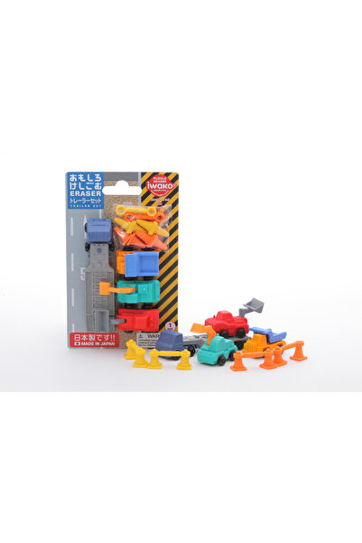 OEM Set 16 figurine, Iwako, Model masini, Cauciuc, Multicolor