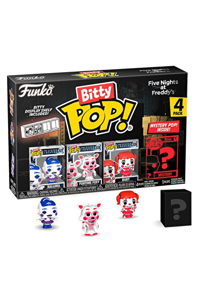 OEM Set 4 figurine Ballora Five Nights at Freddy's Bitty POP! Vinyl 2.5 cm