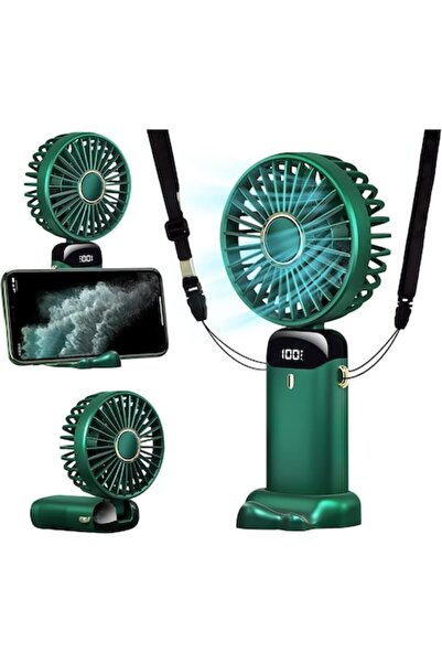 OEM Ventilator portabil, 5000mAh, 5 viteze, mini ventilator silențios cu afiș...