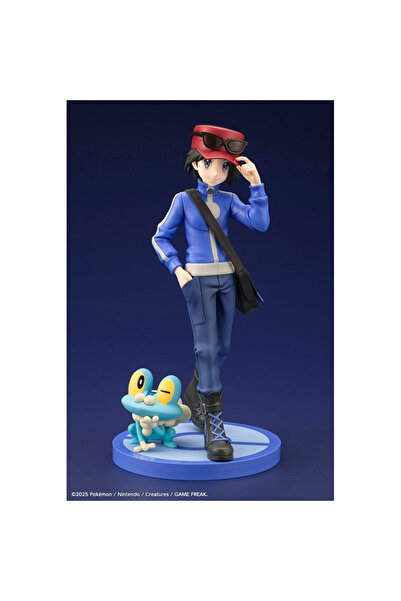 OEM Figurina ARTFXJ Pokemon 1/8 Calem si Froakie 20 cm, multicolor