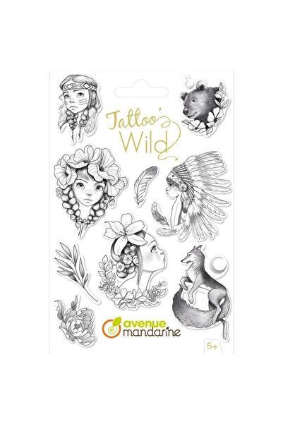 OEM Clairefontaine Tatuaje lavabile Wild Emmanuelle Colin 21 bucăți