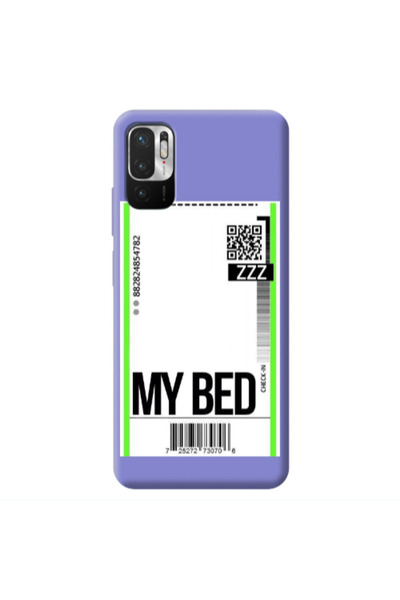 Other Xiaomi Redmi Note 10 Pro 5G My Bed ZZZ Purple Colored Silicone TPU Θήκη