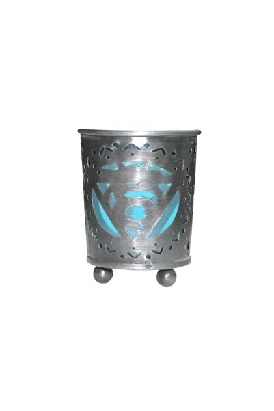 Namaruna Suport pentru lumânări Chakra - Gât (Vishuddha) |   Sticlă albastră