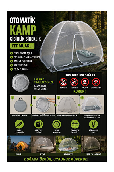 TAKSAV Otomatik Sineklik Cibinlik
