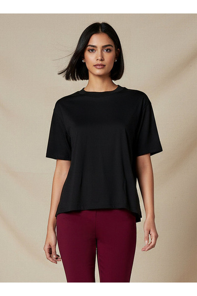 FAV Regular Fit Cotton T-shirt with Side Slits