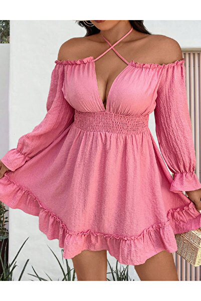 Evendi Rochie scurta, Roz