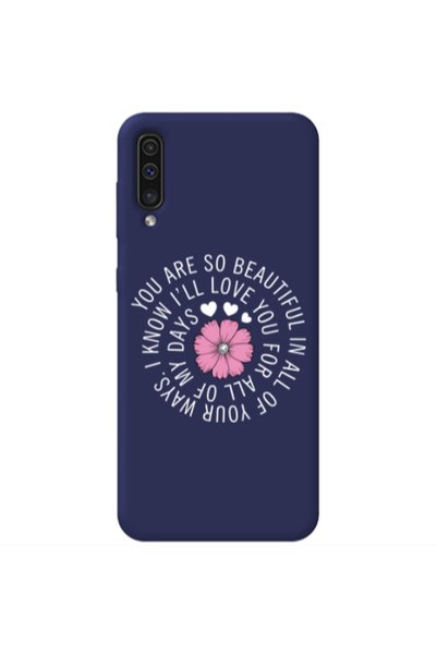 Other Samsung A70 Your Ways Dark blue Colored Silicone TPU Θήκη