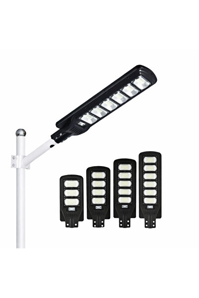 Jortan Lampă stradală solară 300W, Senzor de amurg, Telecomandă, Baterie 2400...