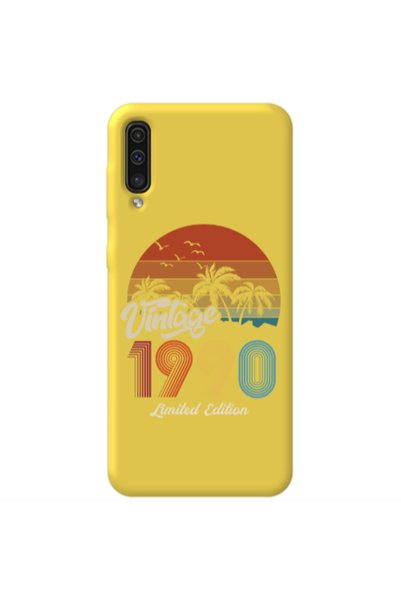 Other Samsung A70 Vintage Yellow Colored Silicone TPU Θήκη