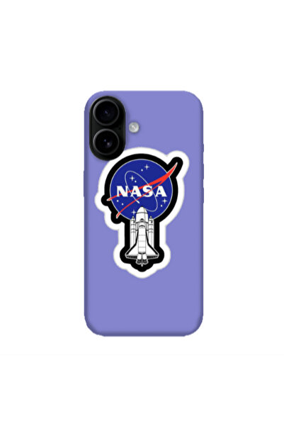 Other Apple Iphone 16 plus Nasa 2 Purple Colored Silicone TPU Θήκη