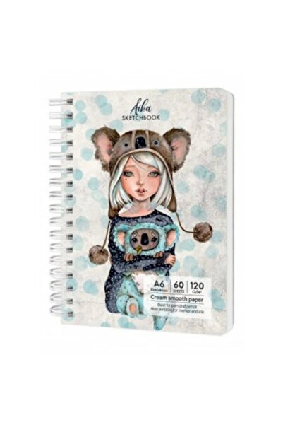 MC Micostore Blocnotes A6 , 60 file, 120g, velin, cu spira, 10.5x14.8cm, aika...