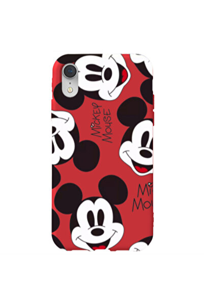 Other Apple iPhone Xr Mickey Mouse Red Colored Silicone TPU Θήκη