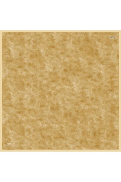 Levidor Yellow Antique Pattern Sura Silk Scarf