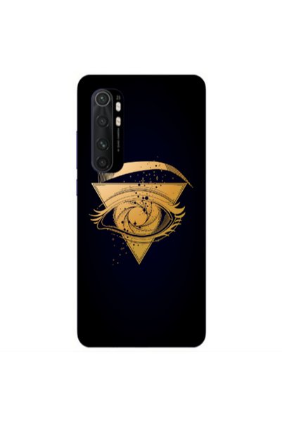 Other Xiaomi Mi Note 10 Lite Triangular gold eye Transparent Silicone TPU Θήκη