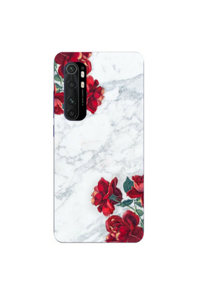 Other Xiaomi Mi Note 10 Lite Marble and roses Transparent Silicone TPU Θήκη