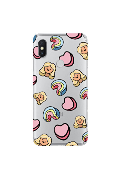 Other Xiaomi Redmi S2 Girl rainbow and hearts Transparent Silicone TPU Θήκη
