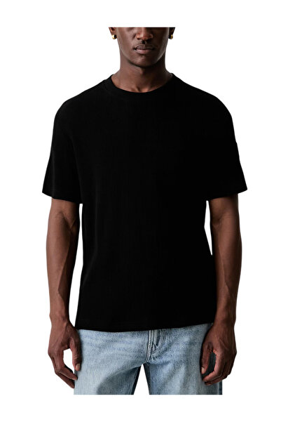 Karl Lagerfeld Ανδρικό T-shirt Μαύρο Jeans B3M17088-999 Black