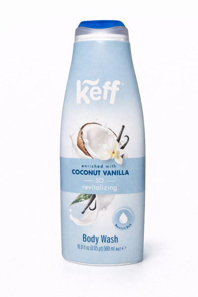 keff Gel de duș cu vanilie și nucă de cocos, 500 ml