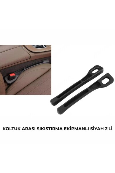 VİTEKSA Between-Seat Organizer Seat Gap Organizer Black 2-Piece