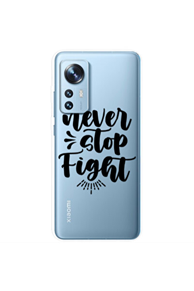 Other Xiaomi Mi 12 Pro Never stop fight Transparent Silicone TPU Θήκη