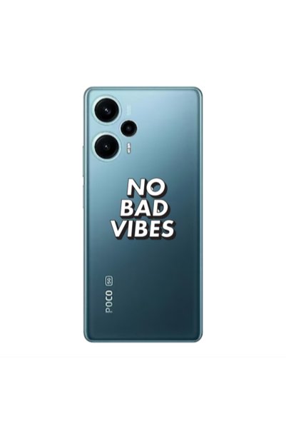 Other Xiaomi Poco F5 No bad vibes Transparent Silicone TPU Θήκη