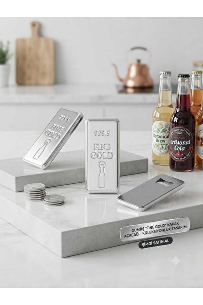 LOVYCO Ingot Design Bottle and Soda Opener - Decorative Kitchen Accessory and...
