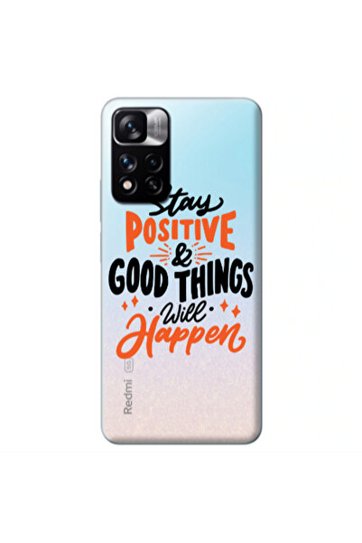 Other Xiaomi Redmi Note 11 Pro 5G Stay Positive Transparent Silicone TPU Θήκη